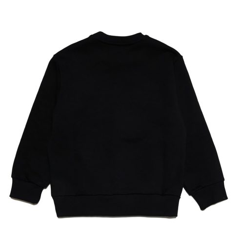 DIESEL • Felpa nera girocollo
