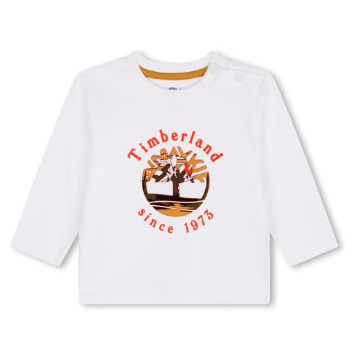 TIMBERLAND • T-shirt manica lunga con logo