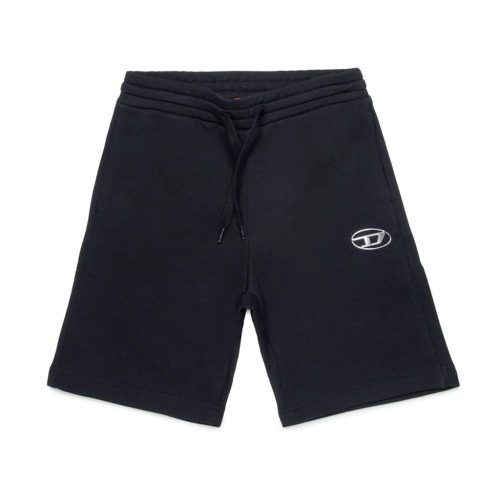 DIESEL • Short felpa con logo metallo