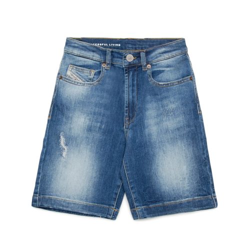 DIESEL • Bermuda denim stretch blu