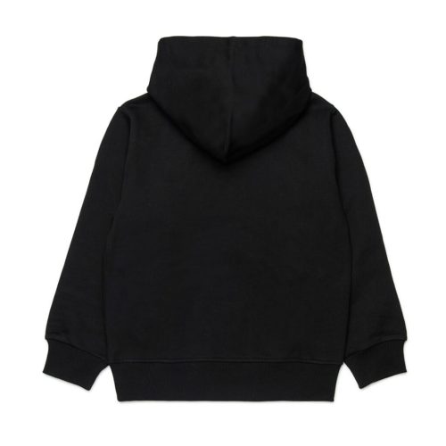 DIESEL • Felpa nera con cappuccio