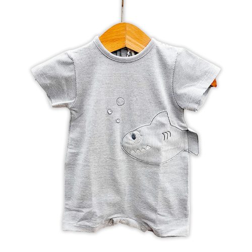 LALALU’• Tutina corta Neonato “Squaletto”
