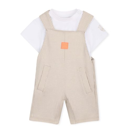 TIMBERLAND • Pagliaccetto salopette + t-shirt