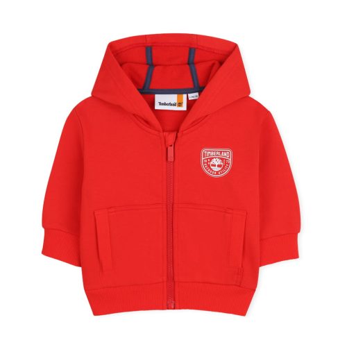 TIMBERLAND • Felpa con zip e cappuccio