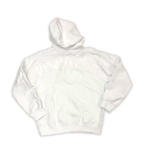DISCLAIMER • Felpa con zip e cappuccio