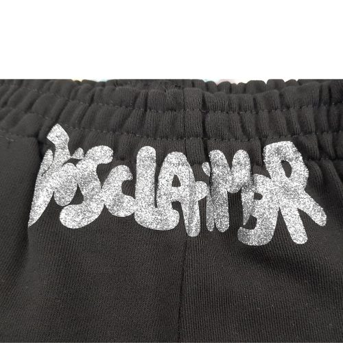 DISCLAIMER • Shorts con strass applicati
