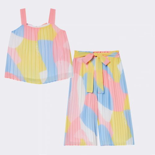 LIU-JO • Completo plissè pantalone + top