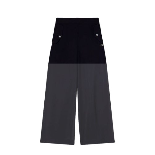 LIU-JO • Pantalone nero in crêpe