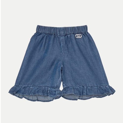 LIU-JO • Pantaloncino tipo jeans per neonata