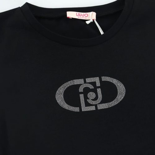 LIU-JO • T-shirt con strass applicati