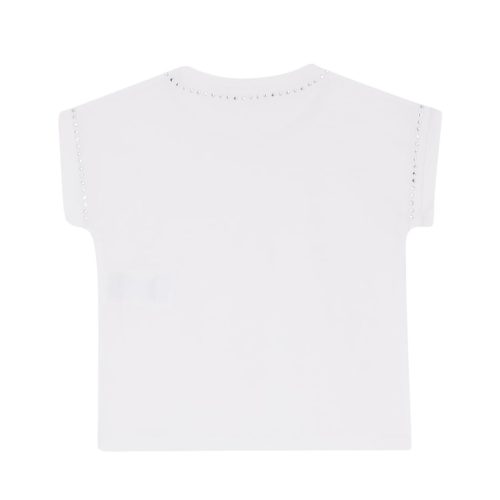 LIU-JO • T-shirt corta con strass