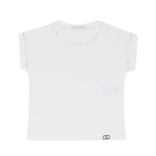 LIU-JO • T-shirt corta con strass